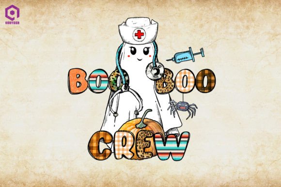 Boo Boo Crew Halloween Nurse Graphics & Crafts