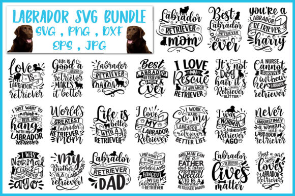 Labrador Svg Bundle: Graphics and Crafts for Creative Publishing