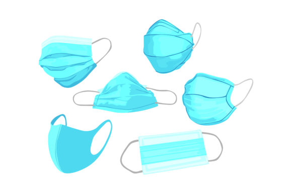 Medical Mask Vector Collection: Graphics and Crafts