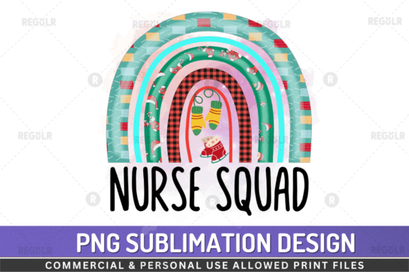 Nurse Squad Sublimation Design: Graphics and Crafts for Real Projects