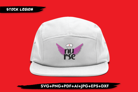 Nurse Wings Graphics for Crafts
