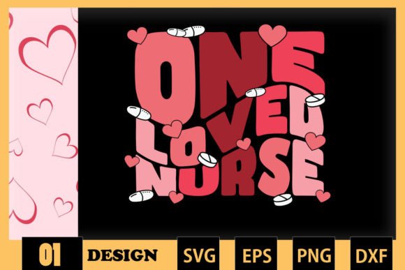 One Loved Nurse Valentines - Graphics and Crafts