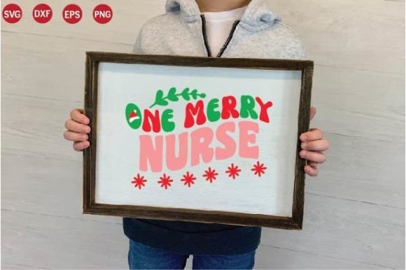 One Merry Nurse Retro: Graphics & Crafts for Holiday Content