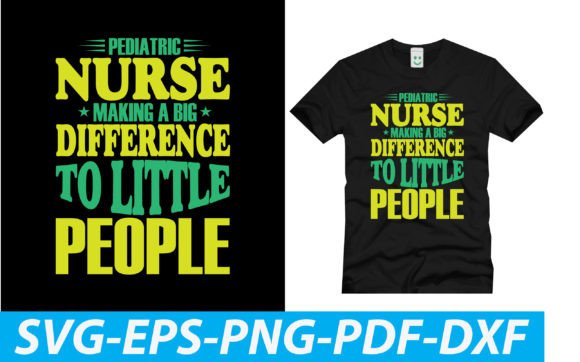 Pediatric Nurse Making a Big Difference Graphics and Crafts