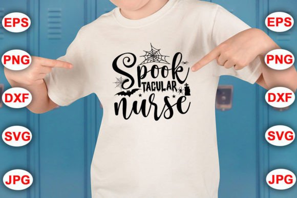 Spook-tacular-nurse: Graphics and Crafts for Halloween Branding